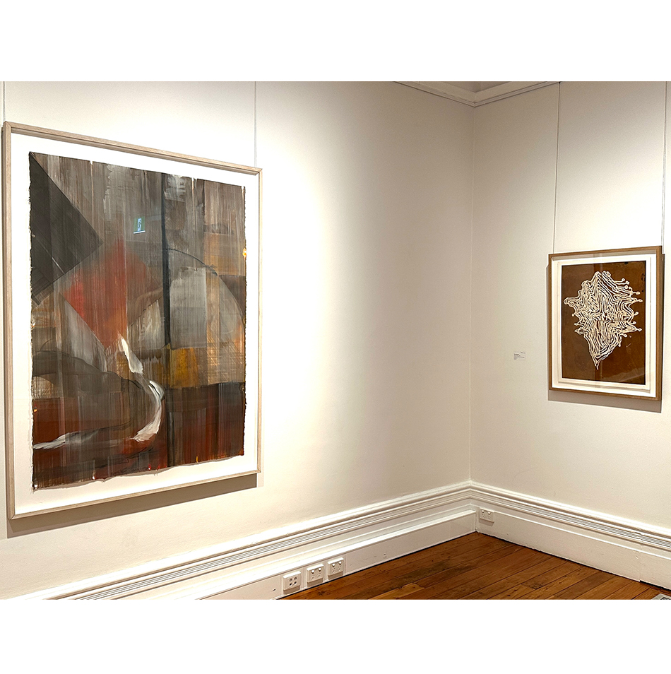 installation view of Angus Nivison and Peter Maloney until 13th June