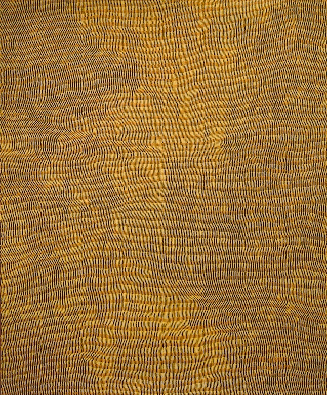 Image:  Yukultji Napangati  Untitled 2020, 183 x 153cm 30 September to 20 November 2021